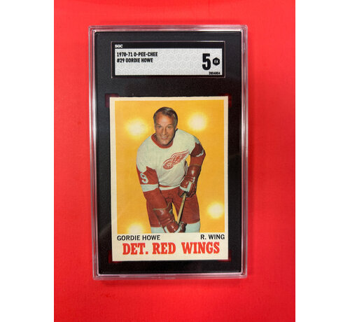 O-PEE-CHEE 1970-71 O-PEE-CHEE GORDIE HOWE #29 SGC GRADED 5