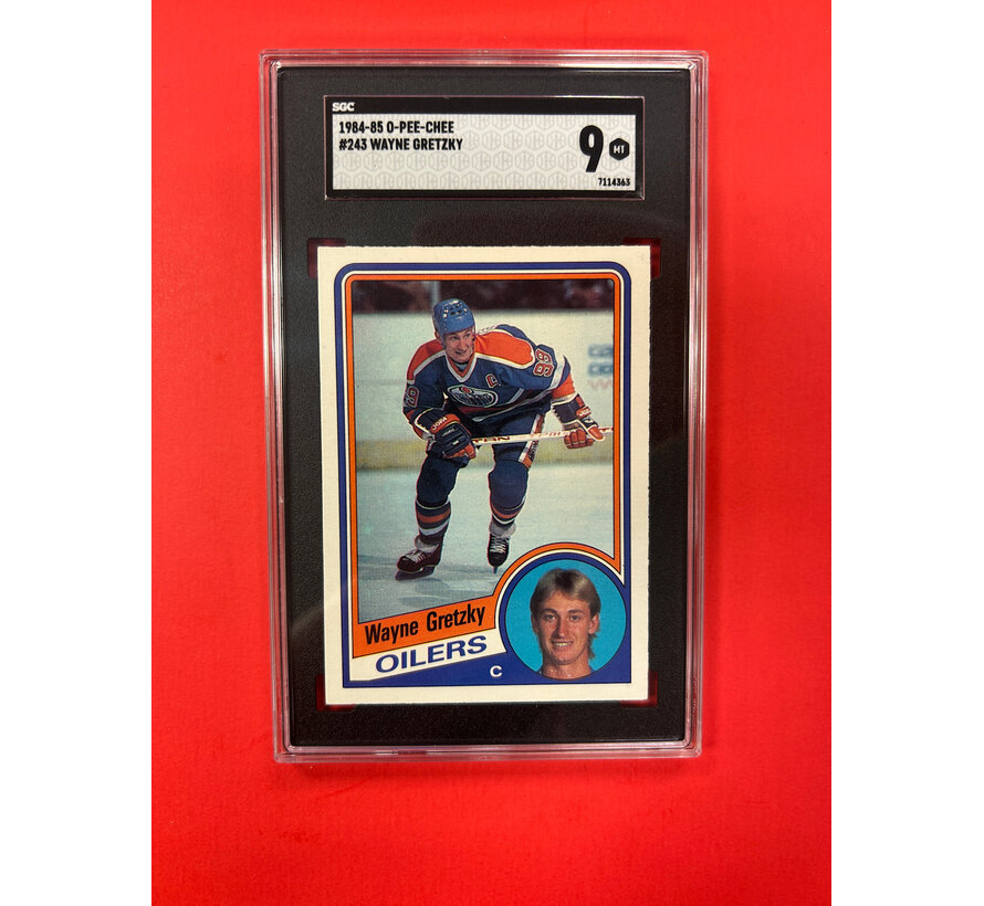 1984-85 O-PEE-CHEE WAYNE GRETZKY #243 SGC GRADED 9