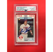 DON JENNINGS 1986 DONN JENNINGS JOSE CANSECO SOUTHERN LEAGUE AL AUTOGRAPHED PSA AUTHENTIC