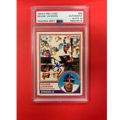 O-PEE-CHEE 1983 O-PEE-CHEE REGGIE JACKSON AUTOGRAPHED PSA AUTHENTIC