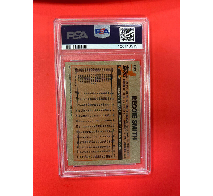 1983 TOPPS SANDBERG/SMITH DUAL AUTOGRAPHED PSA AUTHENTIC