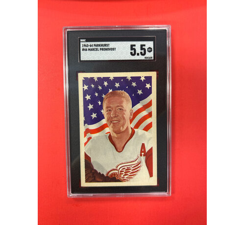 PARKHURST 1963-64 PARKHURST MARCEL PRONOVOST #46 SGC GRADED 5.5