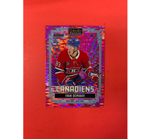 UPPER DECK 2025-26 OPC PLATINUM IVAN DEMIDOV PINK PULSAR