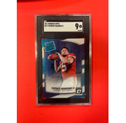 DONRUSS 2017 DONRUSS OPTIC PATRICK MAHOMES II RATED ROOKIE SGC GRADED 9