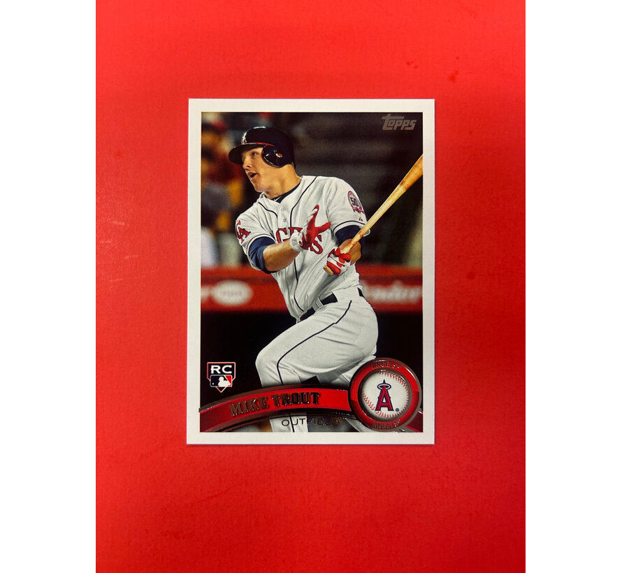 2011 TOPPS UPDATE BASEBALL MIKE TROUT ROOKIE