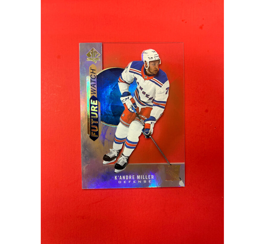 2020-21 SP AUTHENTIC K'ANDRE MILLER FUTURE WATCH ACETATE