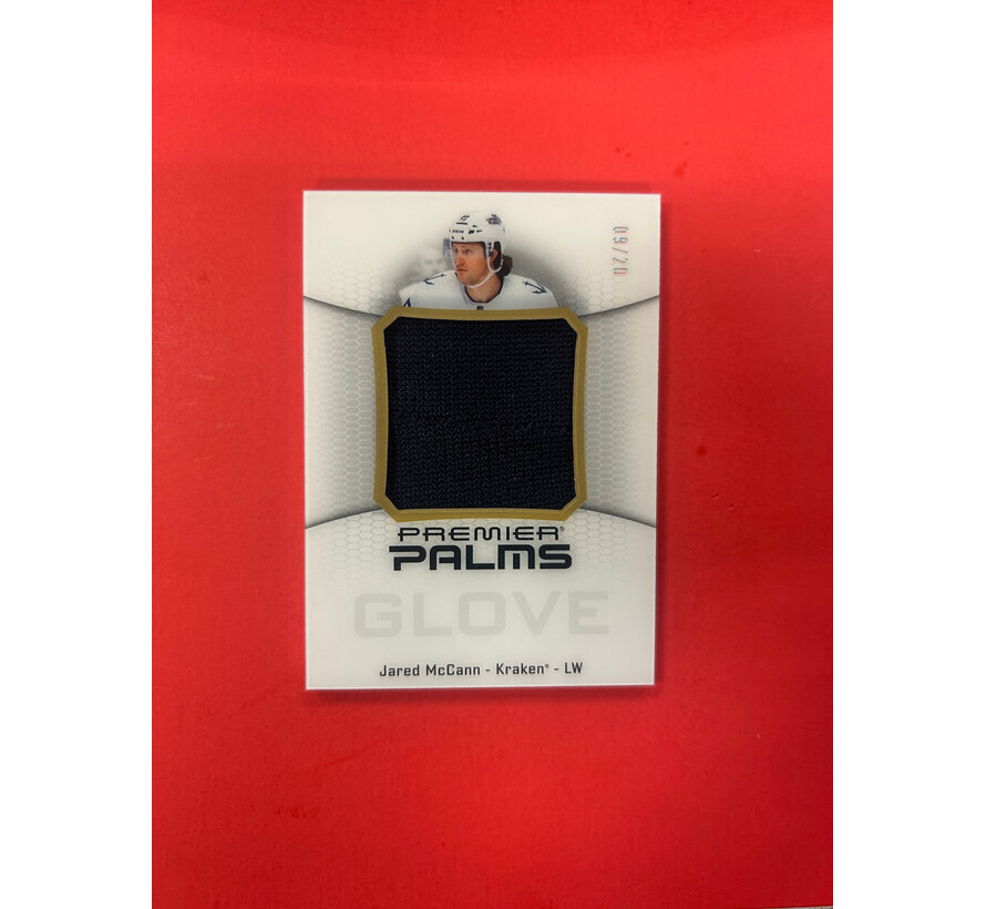 2025-26 UPPER DECK PREMIER JARED MCCANN PPREMIER GLOVES /20