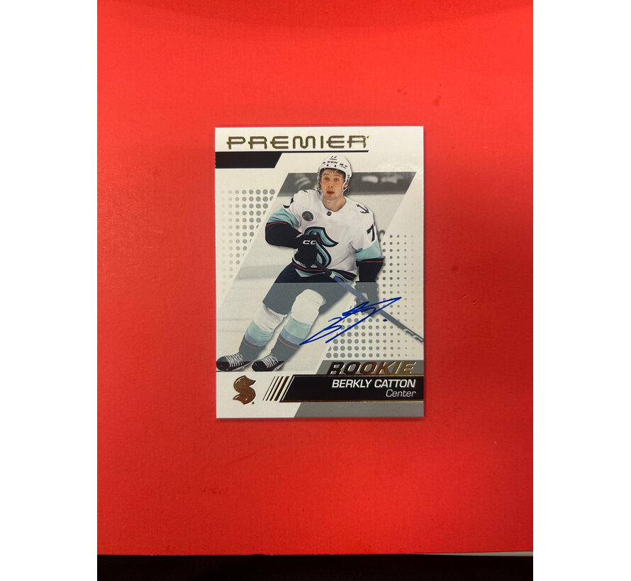 2025-26 UPPER DECK PREMIER BERKLY CATTON AUTOGRAPH