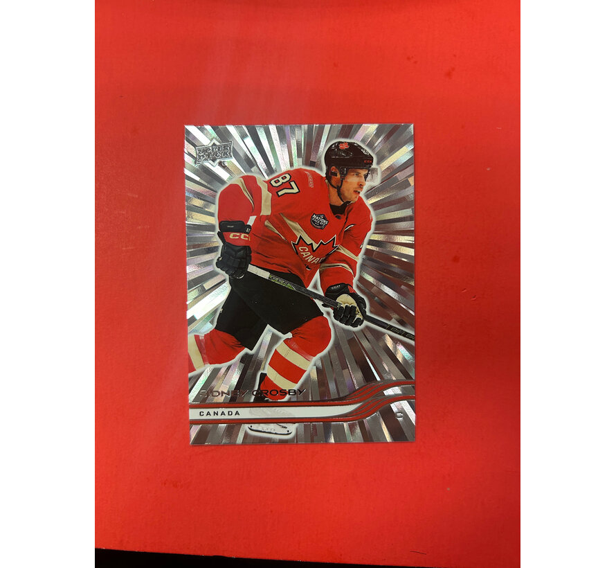 2025-26 UPPER DECK EXTENDED SIDNEY CROSBY TEAM CANADA OUTBURST