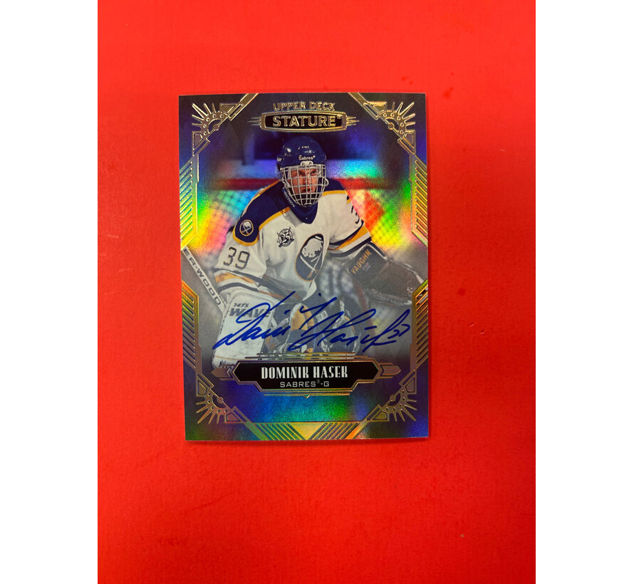 2020-21 UPPER DECK STATURE DOMINIK HASEK AUTOGRAPH SILVER