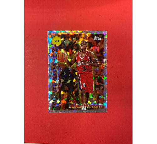 TOPPS 1996 TOPPS REDEMPTION ALLEN IVERSON ROOKIE DRAFT PICK #1