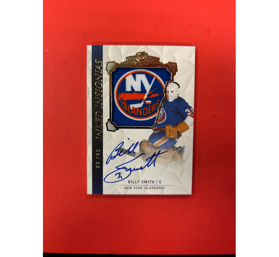 2020-21 UPPER DECK THE CUP BILLY SMITH INKED INSIGNIAS AUTO /25