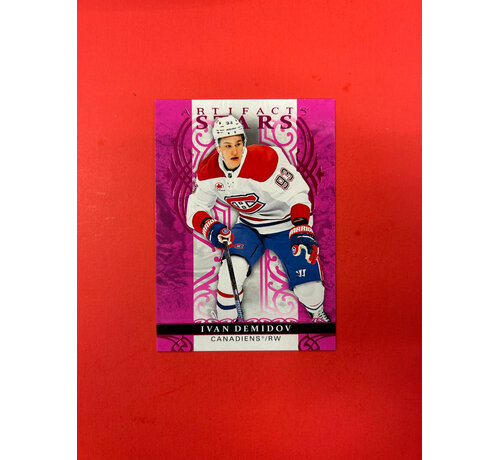 UPPER DECK 2026-27 UPPER DECK ARTIFACTS IVAN DEMIDOV PINK STARS /35