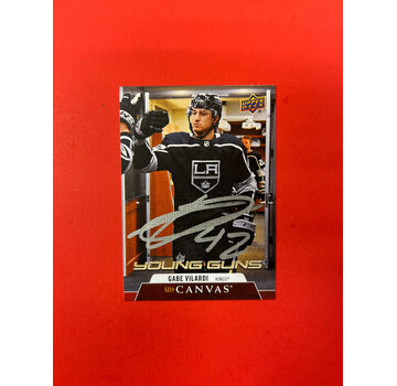 UPPER DECK 2020-21 UPPER DECK SERIES 1 GABE VILARDI YOUNG GUNS CANVAS AUTOGRAPHED