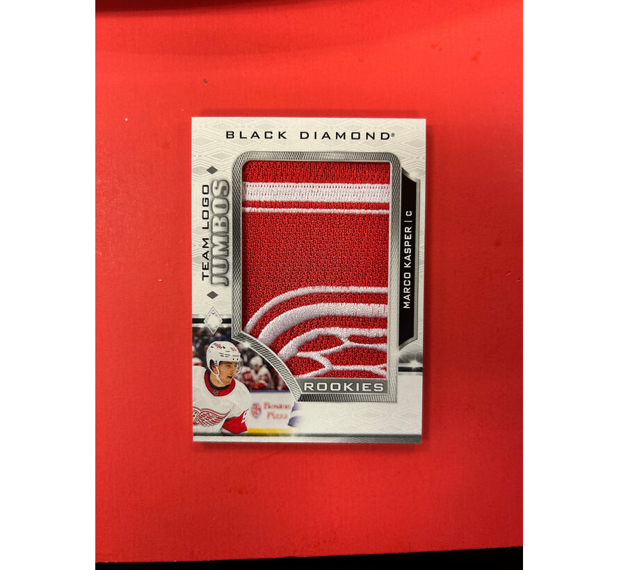 2023-24 UPPER DECK BLACK DIAMOND MARCO KASPER TEAM LOGO JUMBOS