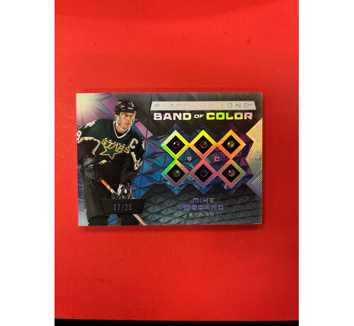UPPER DECK 2025-26 UPPER DECK BLACK DIAMOND MIKE MODANO BAND OF COLOR /25