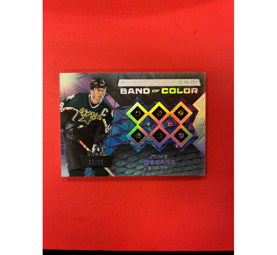 2025-26 UPPER DECK BLACK DIAMOND MIKE MODANO BAND OF COLOR /25