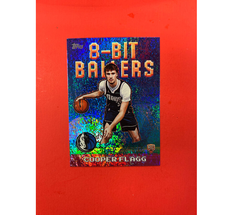 2026 TOPPS FLAGSHIP COOPER FLAGG 8 BIT BALLERS FOIL