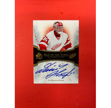 UPPER DECK 2007-08 SP AUTHENTIC DOMINIK HASEK SIGN OF THE TIMES SP