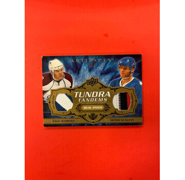 UPPER DECK 2008-09 UPPER DECK ARTIFACTS PETER/ PAUL STASTNEY TUNDRA TANDEMS PATCHES /5