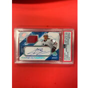 UPPER DECK 2023-24 UPPER DECK SPX CONNOR BEDARD ROOKIE JERSEY AUTOGRAPH BLUE /25 PSA AUTHENTIC AUTO 8