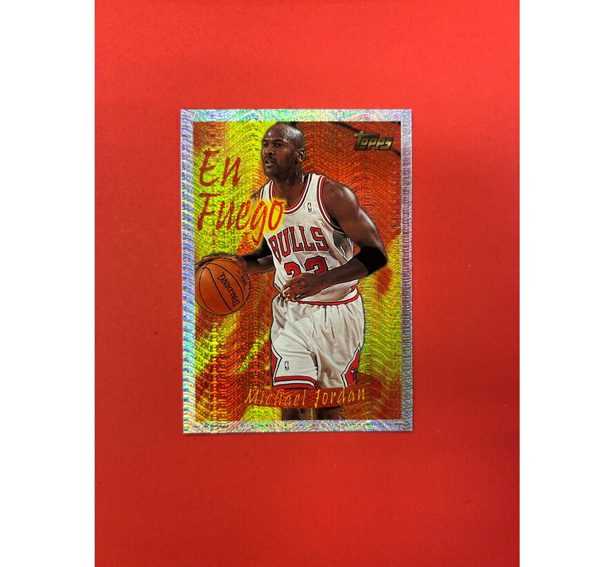 1996 TOPPS MICHAEL JORDAN EN FUEGO SP
