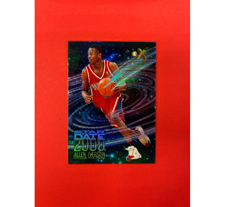 1996 SKYBOX E-X 2000 ALLEN IVERSON ROOKIE STAR DATE