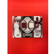 UPPER DECK 2008-09 SP GAME USED LEBRON JAMES MICHAEL JORDAN COMBO MATERIALS DUAL JERSEY /499