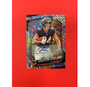 PANINI 2025 PANINI PRIZM COLSTON LOVELAND NO HUDDLE ROOKIE AUTOGRAPH SILVER DISCO