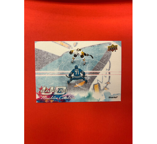 UPPER DECK 2026-27 UPPER DECK SERIES 1 MACKLIN CELEBRINI CANVAS SP W/CROSBY