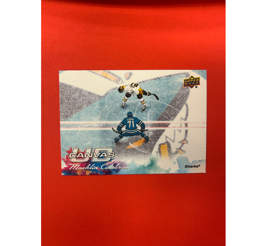 2026-27 UPPER DECK SERIES 1 MACKLIN CELEBRINI CANVAS SP W/CROSBY