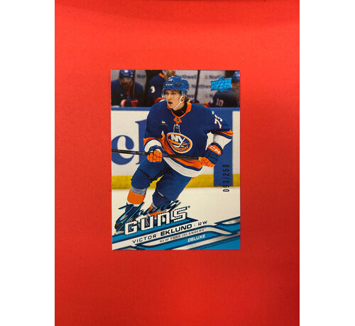 UPPER DECK 2026-27 UPPER DECK SERIES 1 VICTOR EKLUND YOUNG GUNS DELUXE /250