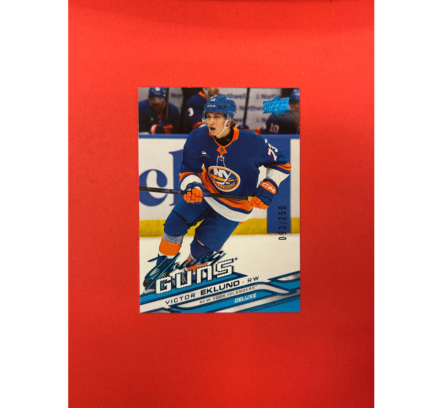 2026-27 UPPER DECK SERIES 1 VICTOR EKLUND YOUNG GUNS DELUXE /250