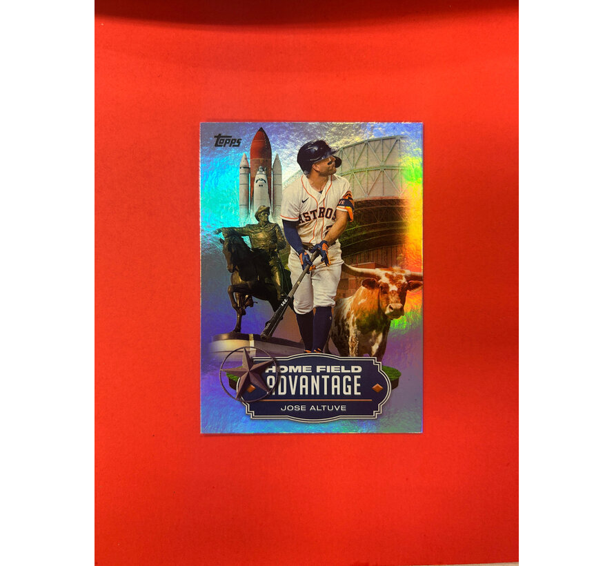 2023 TOPPS JOSE ALTUVE HOME FIELD ADVANTAGE