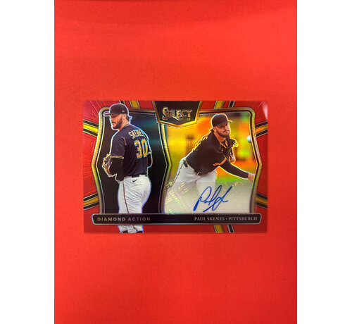 PANINI 2025 PANINI SELECT PAUL SKENES DIAMOND ACTION AUTO /99