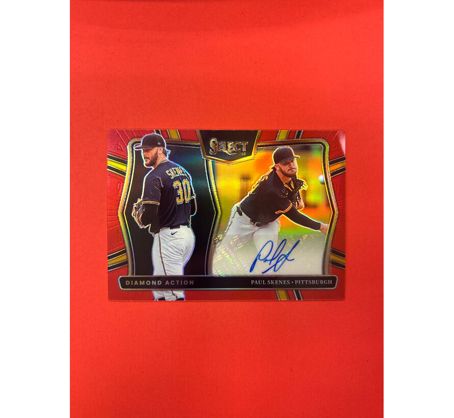 2025 PANINI SELECT PAUL SKENES DIAMOND ACTION AUTO /99