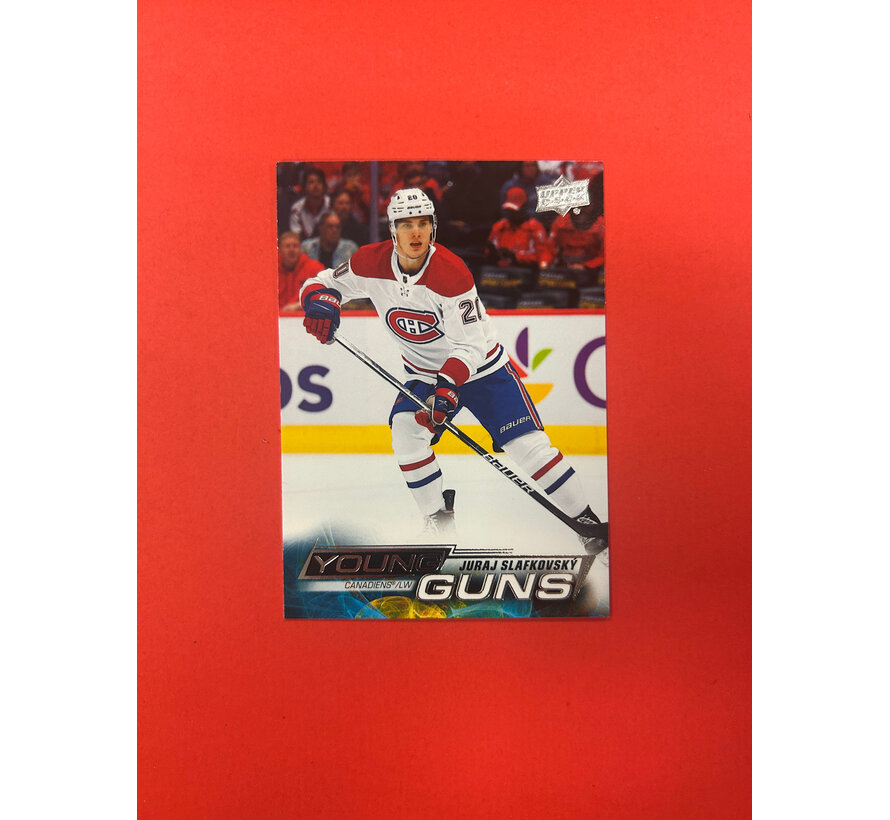 2022-23 UPPER DECK SERIES 2 JURAJ SLAFKOVSKY YOUNG GUNS