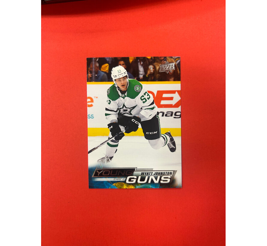 2022-23 UPPER DECK SERIES 2 WYATT JOHNSTON YOUNG GUNS