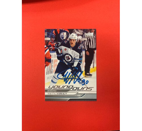 UPPER DECK 2024-25 UPPER DECK SERIES 1 NIKITA CHIBRIKOV YOUNG GUNS AUTOGRAPHED