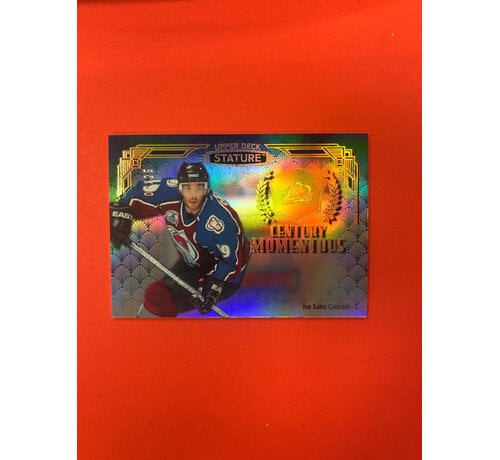 UPPER DECK 2020-21 UPPER DECK STATURE JOE SAKIC CENTURY MEMENTOUS BLUE /25
