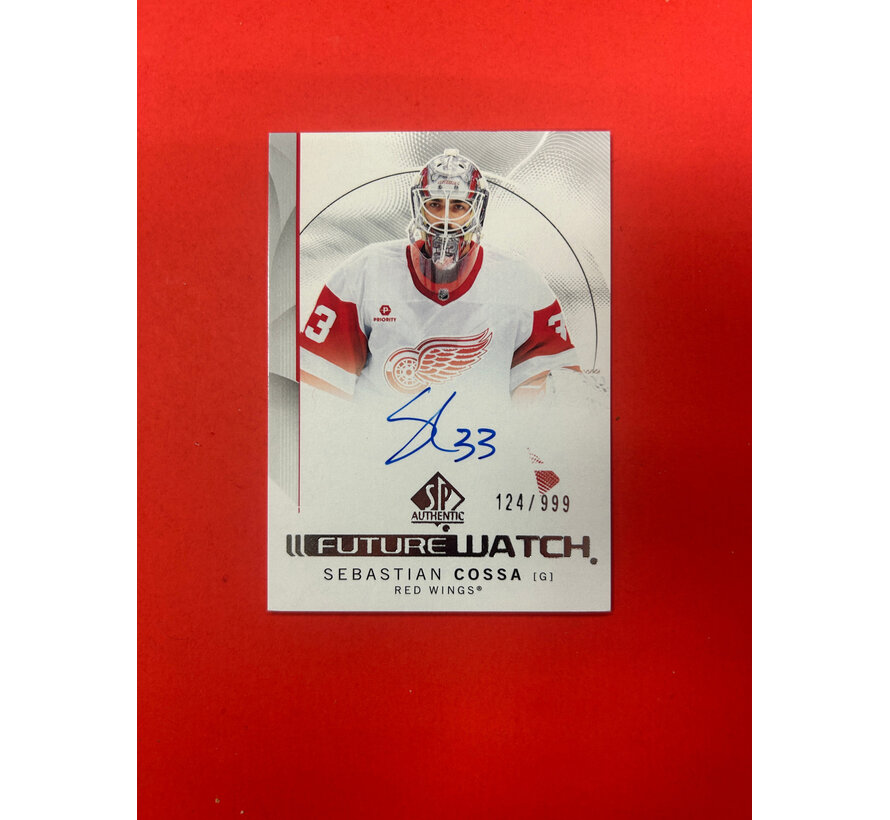 2024-25 SP AUTHENTIC SEBASTIAN COSSA FUTURE WATCH AUTOGRAPH /999