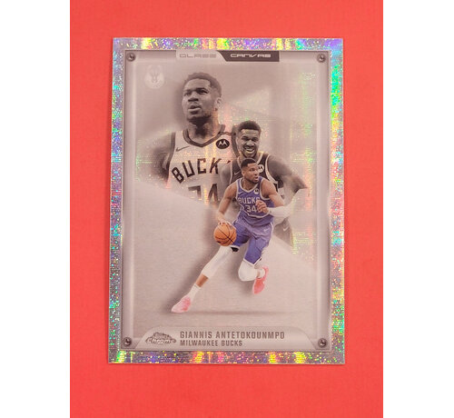TOPPS 2025 TOPPS CHROME GIANNAS ANTETOKOUNMPO GLASS CANVAS