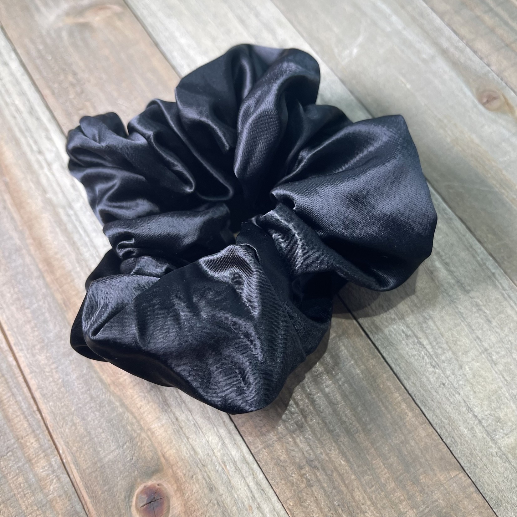 Black Silky Scrunchie