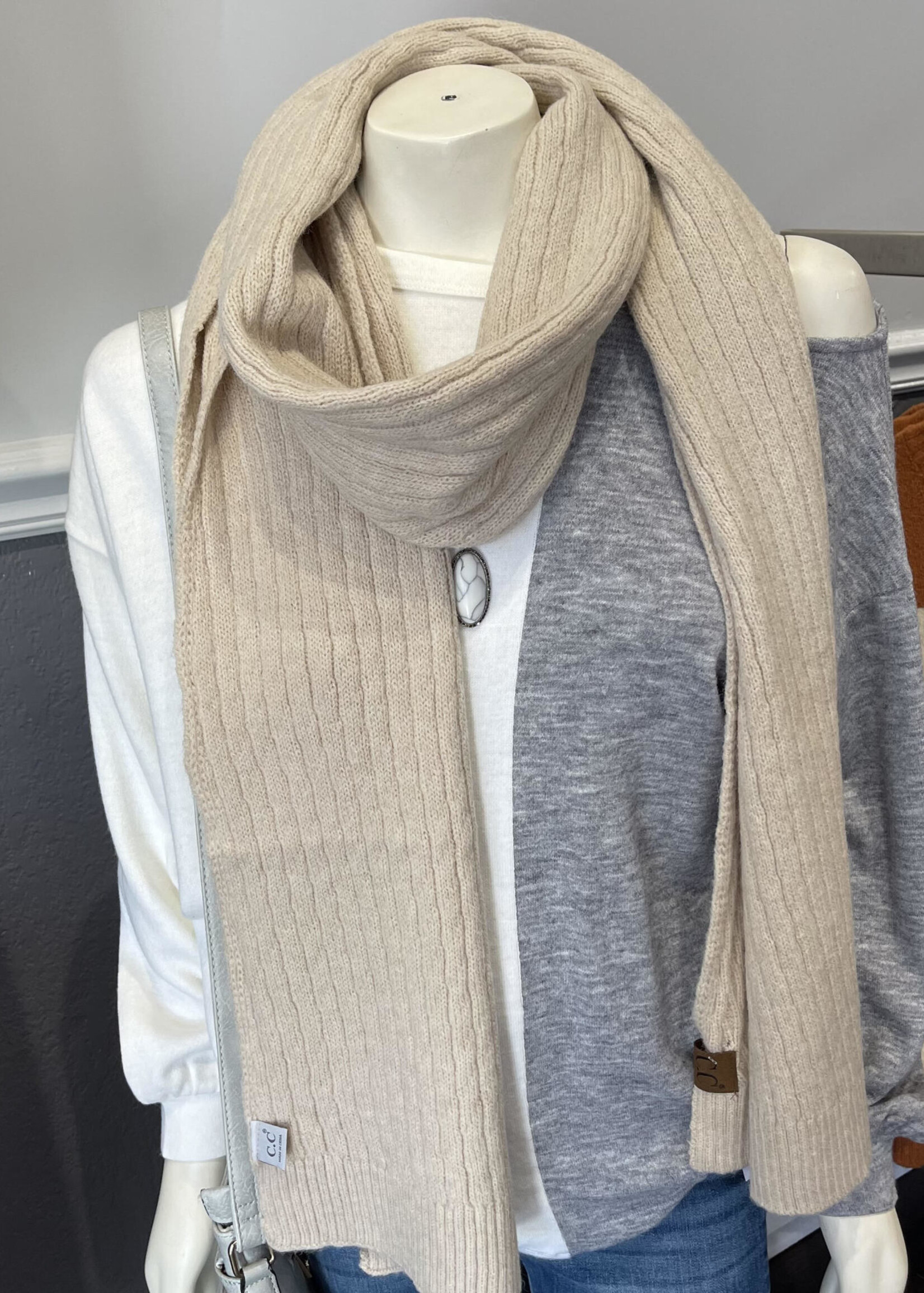 CC Skinny Scarf