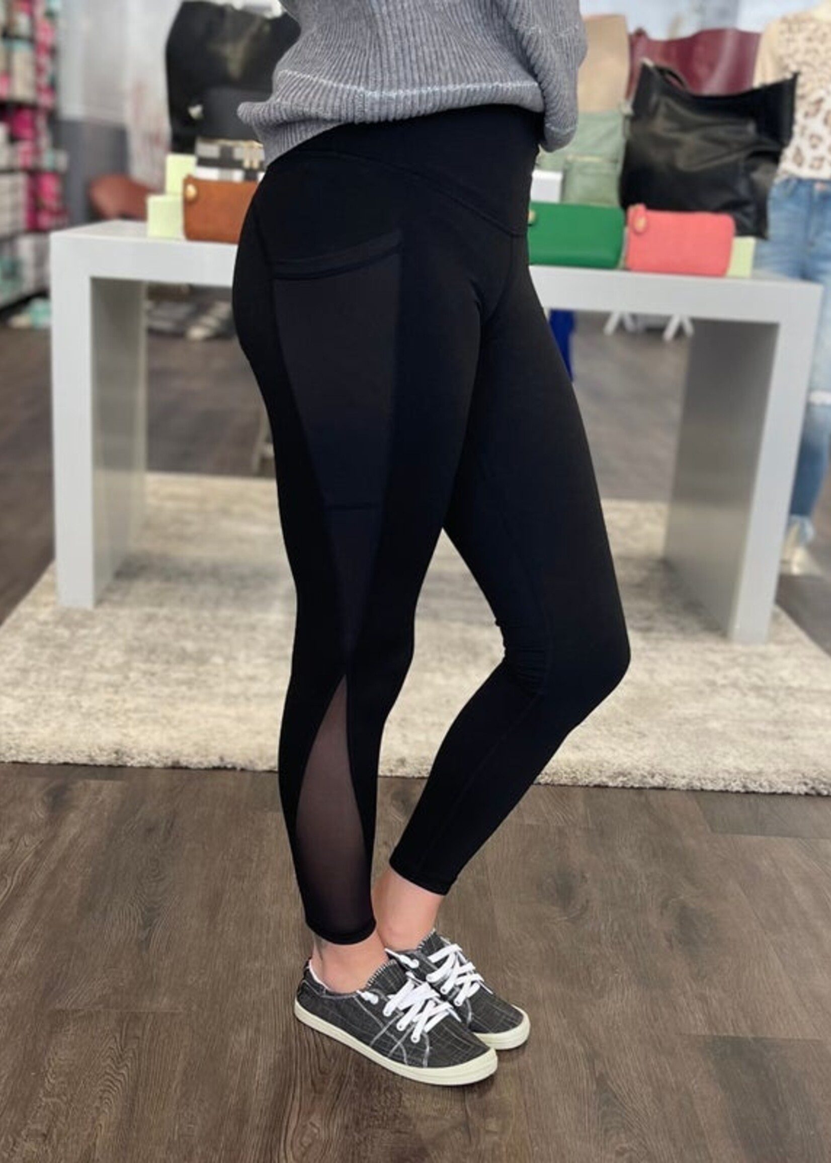 Women's TriDri® mesh tech panel leggings full-length - KS Teamwear
