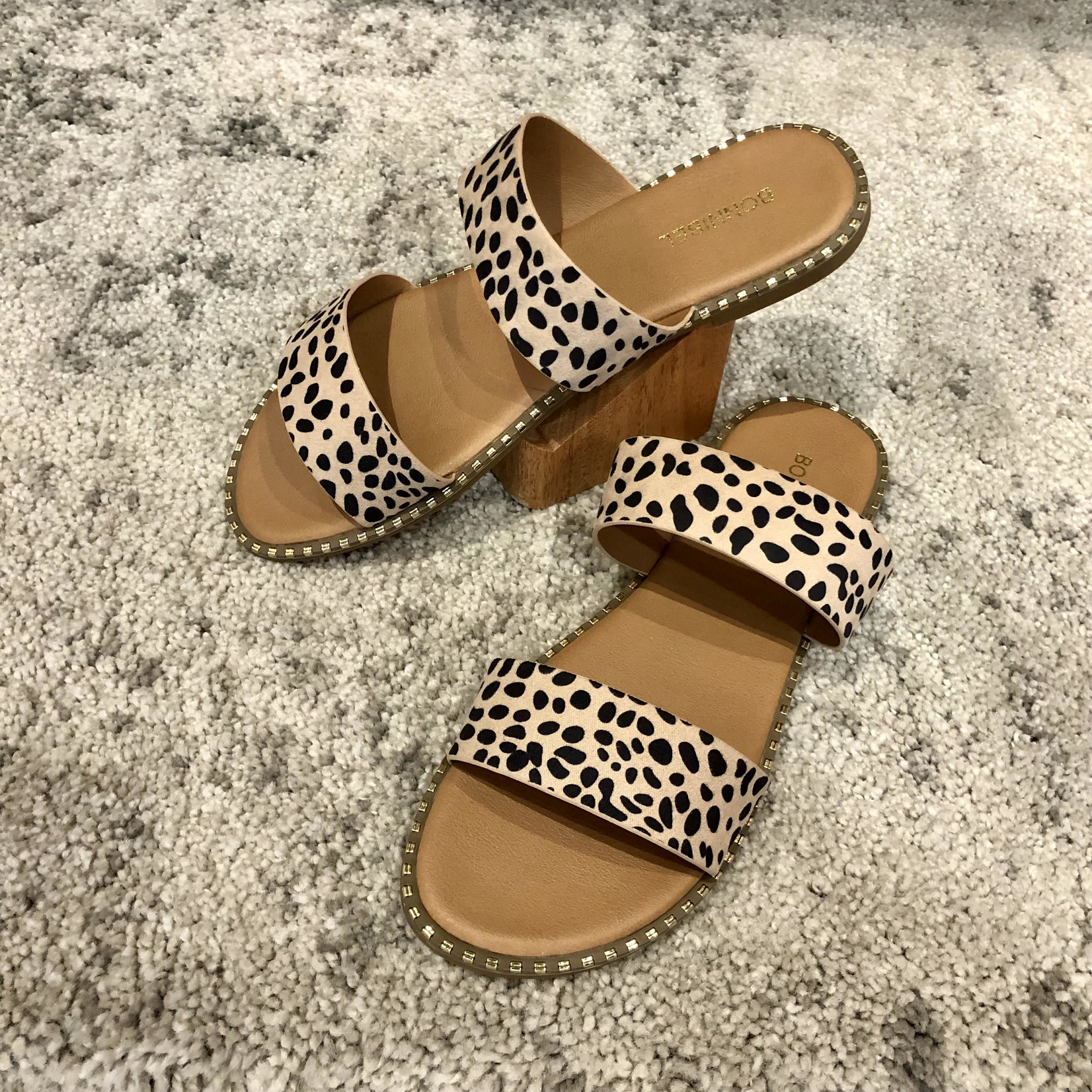 Cheetah Print Sandal - Asterisk Boutique