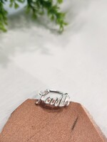 Silver Faith Ring - Size 7