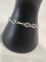 Silver Textured Bracelet