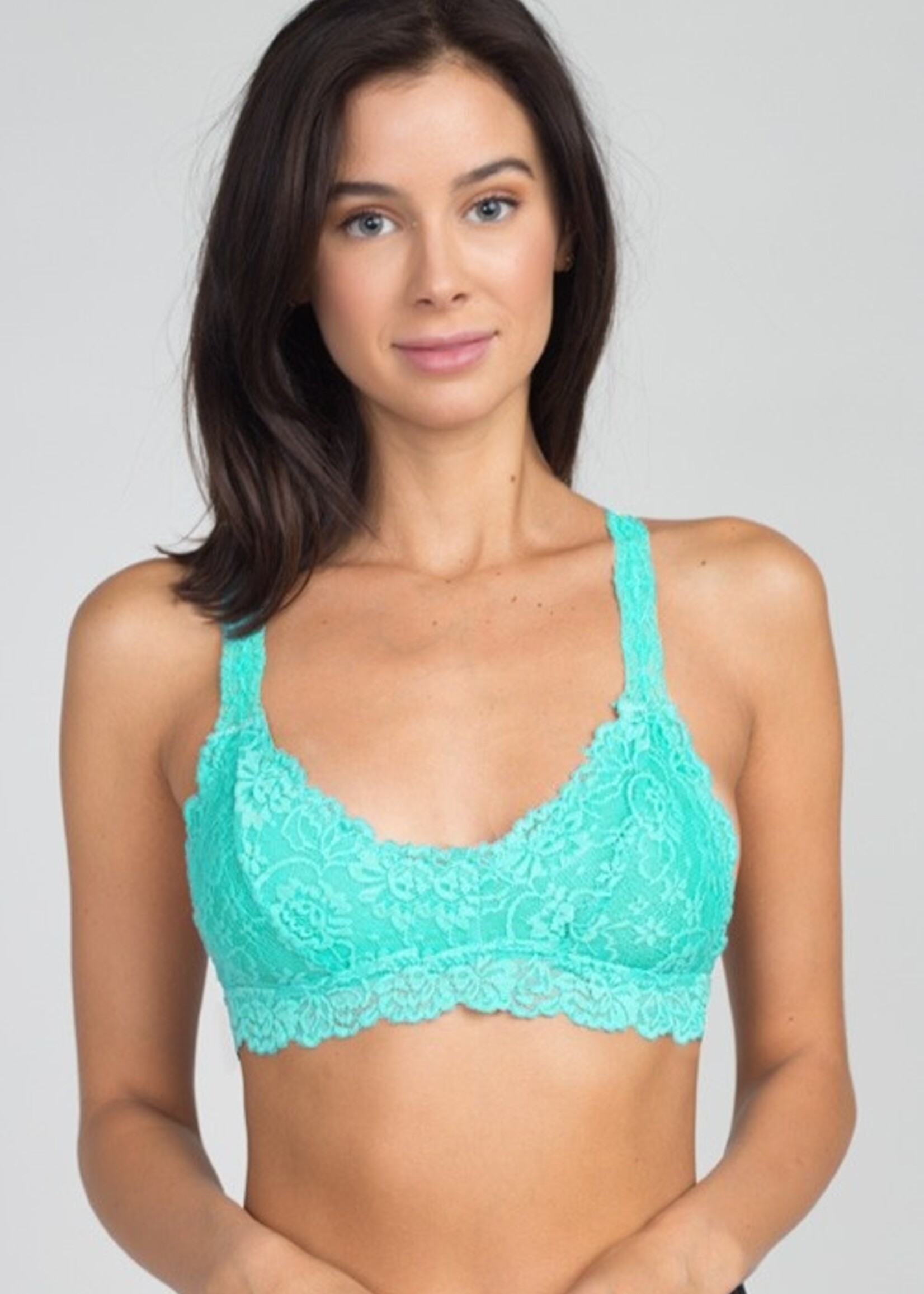 Lace Racerback Bralette - Mint