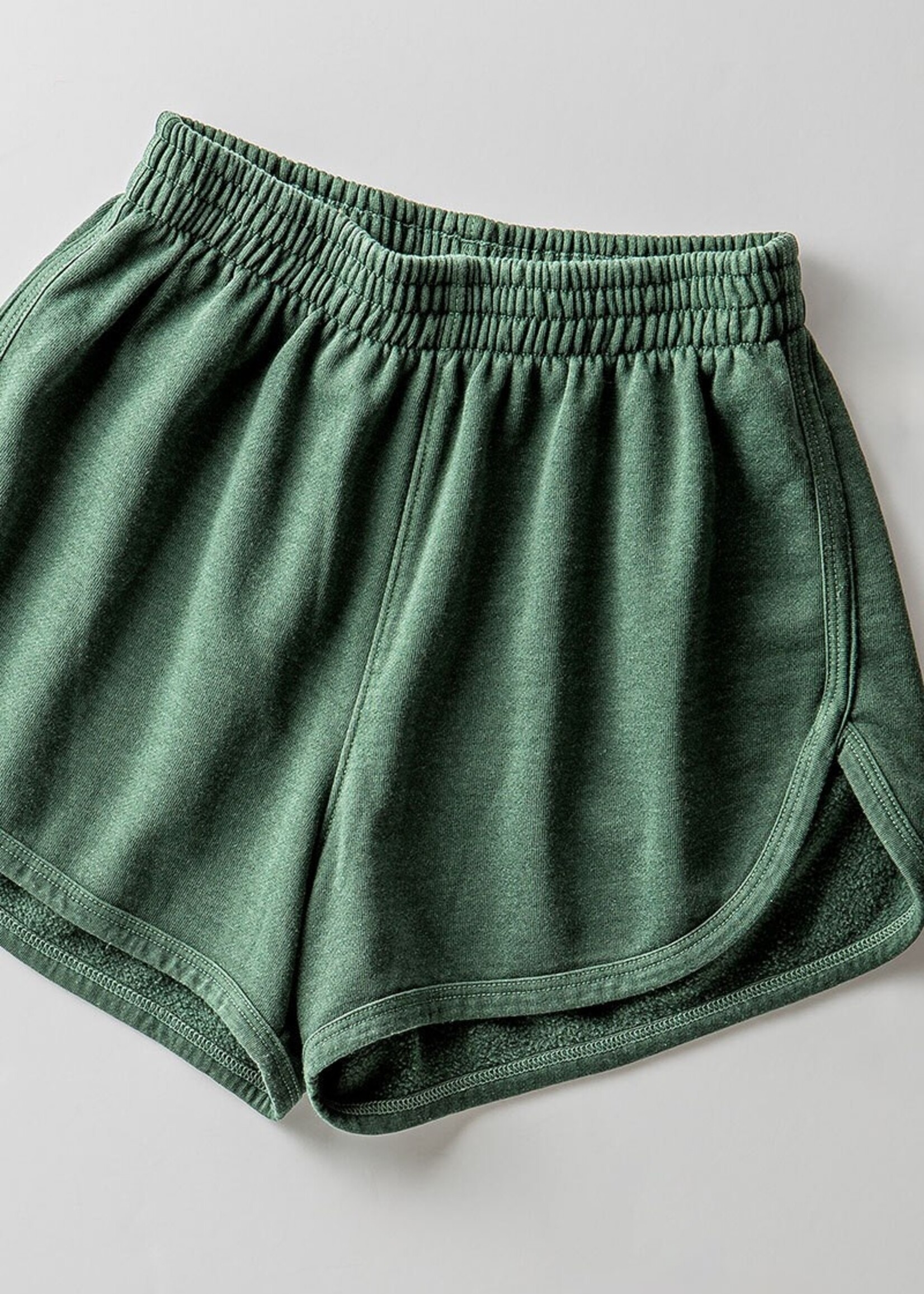 Casual Comfort Dolphin Shorts - Sage